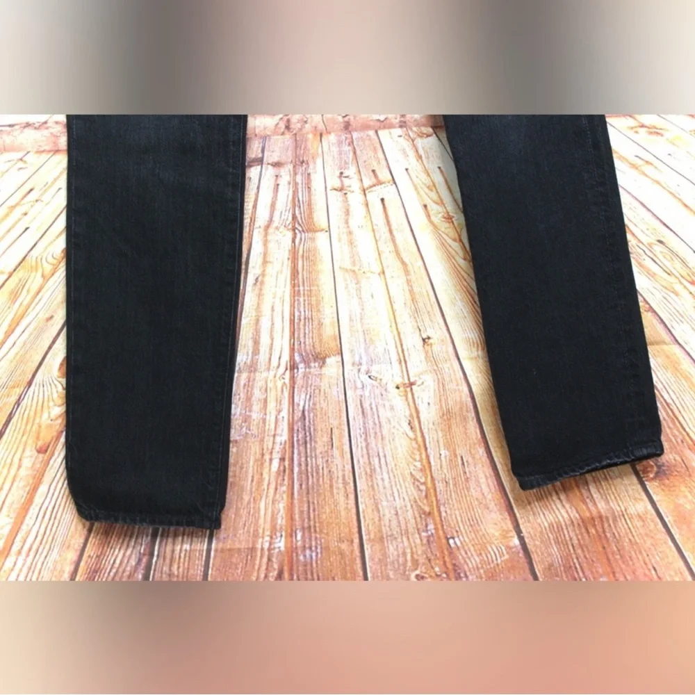 Madewell Dark Wash Straight Leg Jeans slim fit
